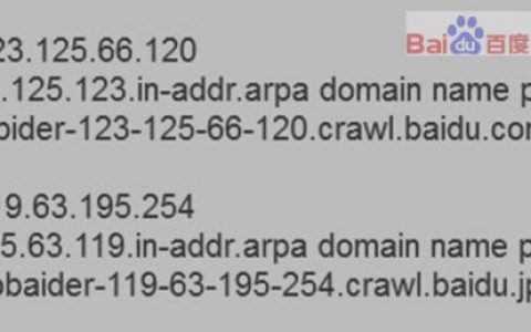 官方说法：只用两步 正确识别百度蜘蛛。