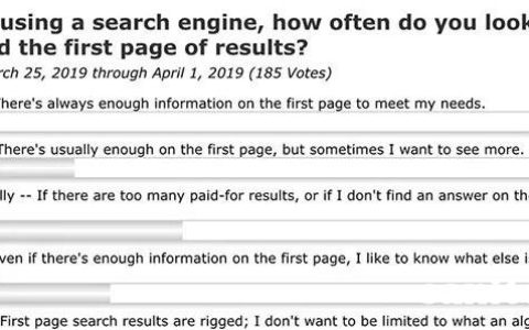 SEO：制作第一页有多重要。