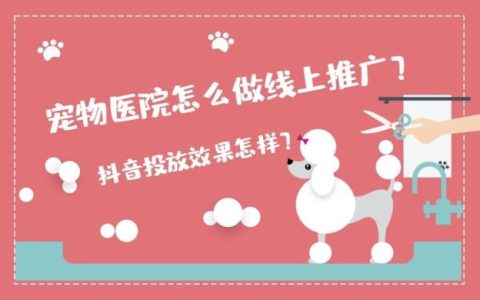 宠物医院怎么做线上推广？抖音投放效果怎样？