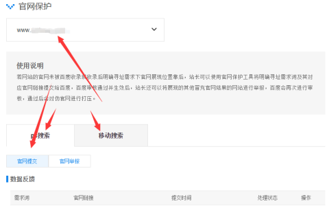 SEO官网保护工具的申请说明。