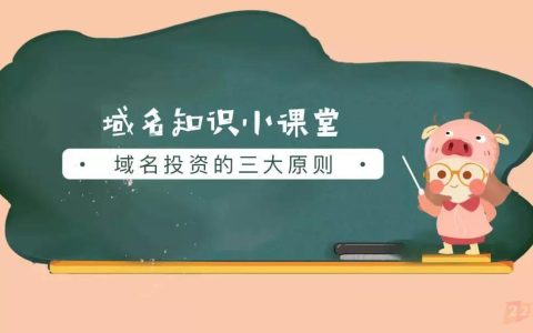 我来教你如何对域名投资投资人必看！。