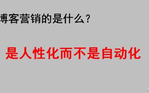 小编分享网络营销博客该如何去写。