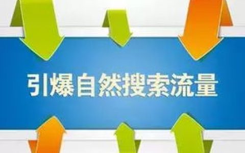 我来分享教你一些把握自然流量之小技巧。