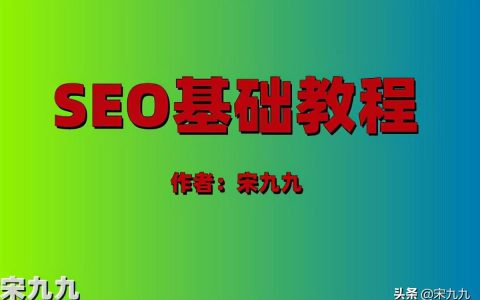 宋九九：怎么做好seo优化。